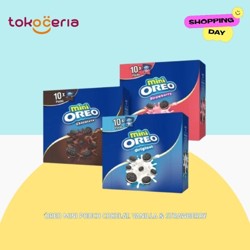

MINI OREO BISKUIT POUCH 10 x 20.4g