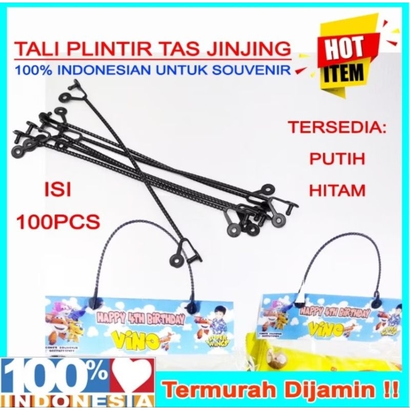 

TALI PRINTIR JINJING PLASTIK OPP POUCH ISI 100PCS