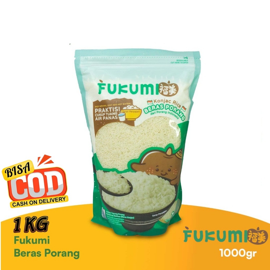 

PureSweet Beras Porang Instan 1 Kg - Shirataki Rice - Beras Diet - Rendah Kalori