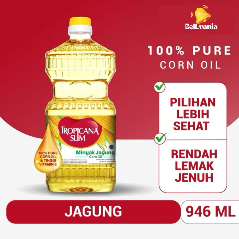 

Tropicana Slim Minyak Jagung 946ml - 100% Pure Corn Oil