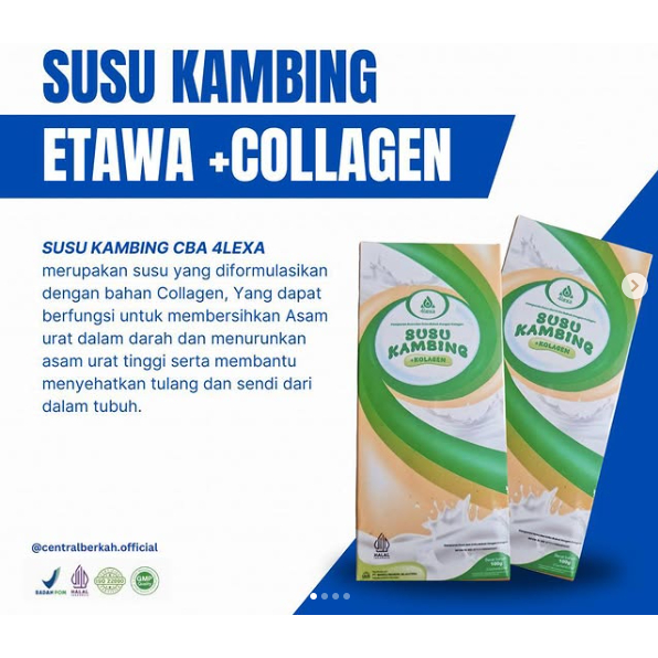 

SUSU ETAWA COLLAGEN - Membantu menjaga kesehatan jantung
