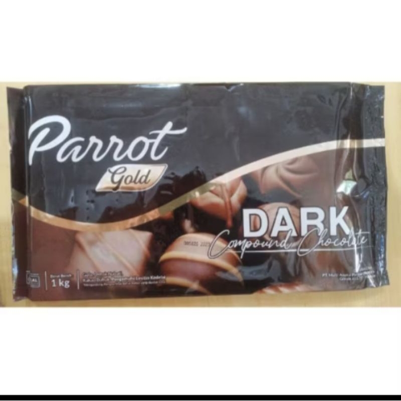 

coklat-parrot-gold dark-1kg-coklat baking