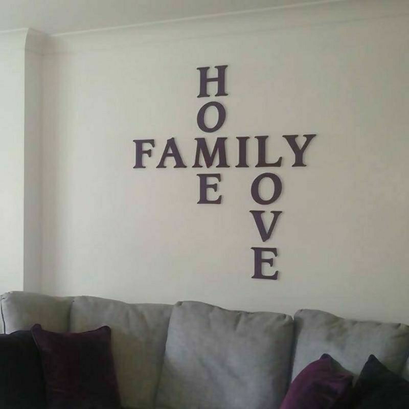 Hiasan Dinding Home Family Love , Bisa Satuan, bisa 1 set .  Pajangan Home , Pajangan Family , Pajan