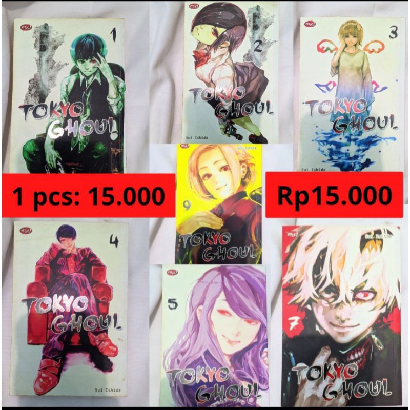Komik TOKYO GHOUL  BEKAS/CUCI GUDANG