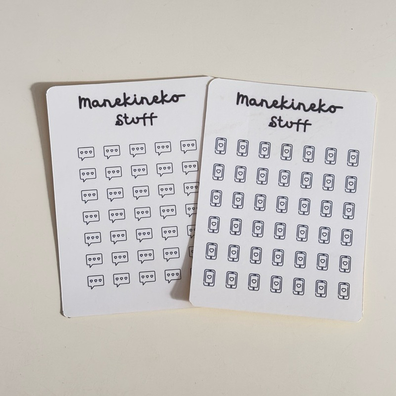 

Stiker hp - Stiker bubble chat / stiker ikon hp / mini stickers journaling