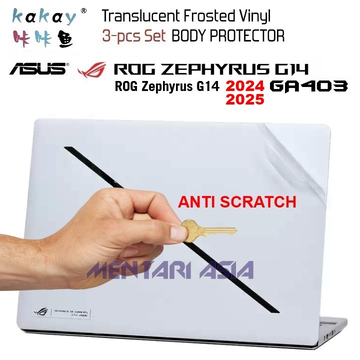 Body Protector ASUS ROG Zephyrus G14 GA403 2024 2025 - KAKAY MATTE Vinyl