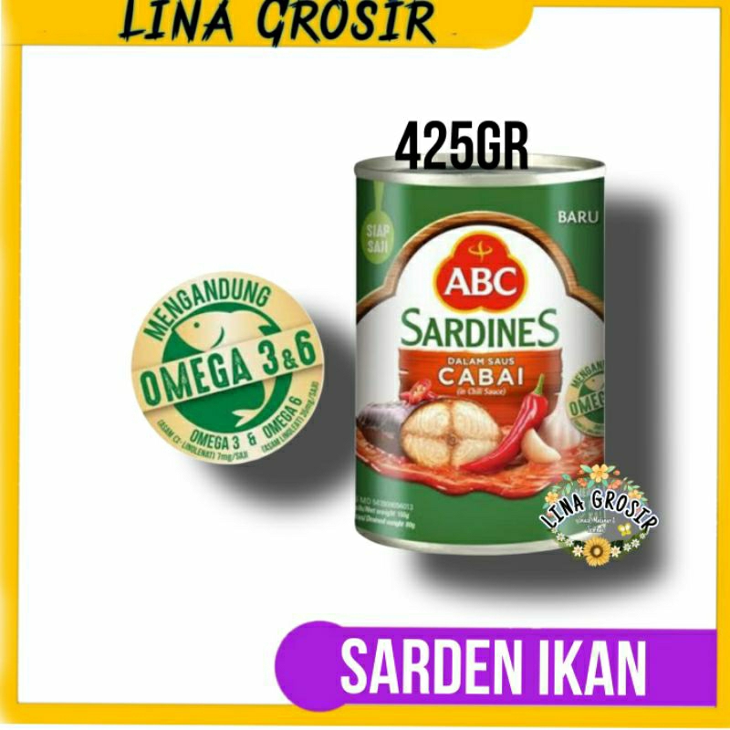 

ABC Sarden Kaleng 425gr