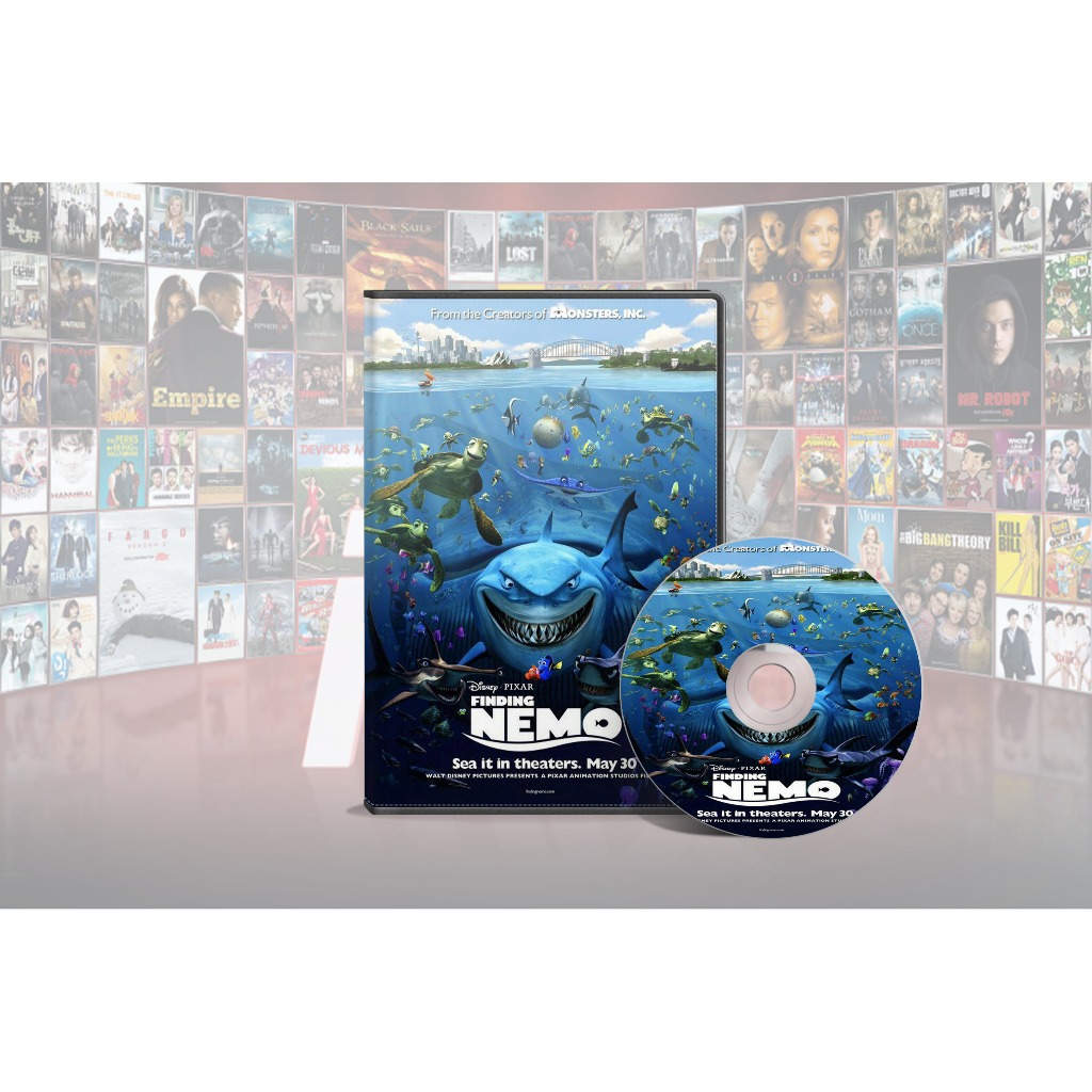 DVD Film Animasi Finding Nemo & Finding Dory (2003-2016)