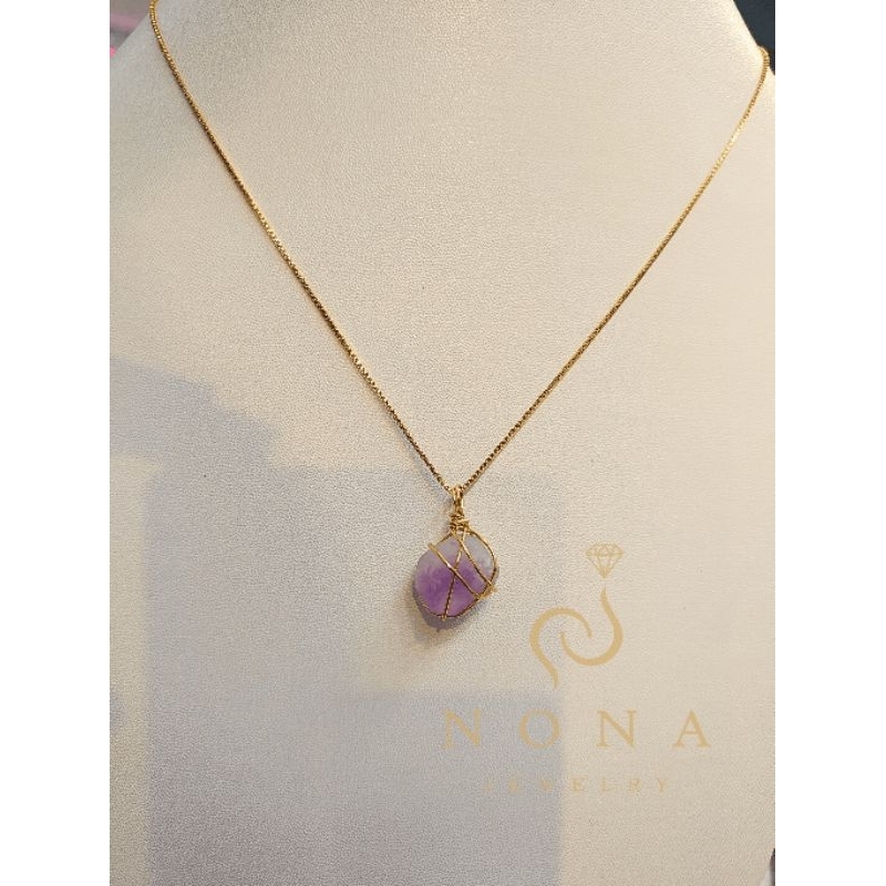 Amethyst Crystal Necklace