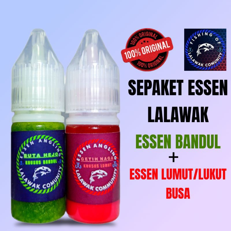ESSEN LALAWAK ( SEPAKET ) ESSEN BANDUL BUTA HEJO + ESSEN GETIH NAGA KHUSUS LUMUT BUSA/LUKUT BUSA 100
