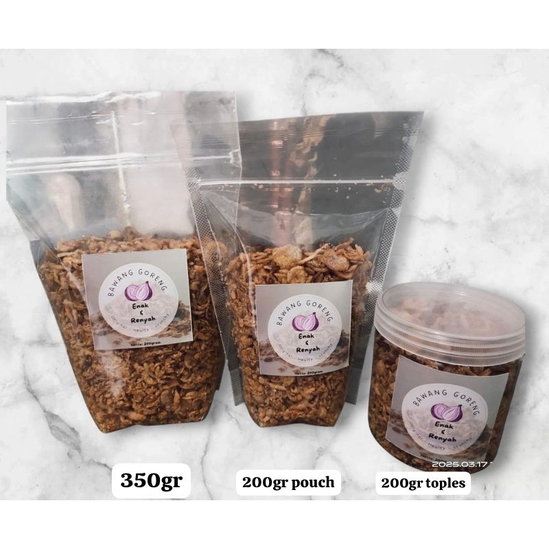 

Bawang Goreng Kriuk 200gr