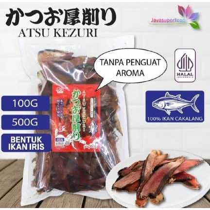 

Atsu Kezuri - Dried Thick Cut Bonito - Irisan Ikan Cakalang Kering - 100g - Halal