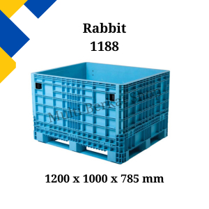 Rabbit Keranjang Container Box Industri Plastik 1188 Termurah