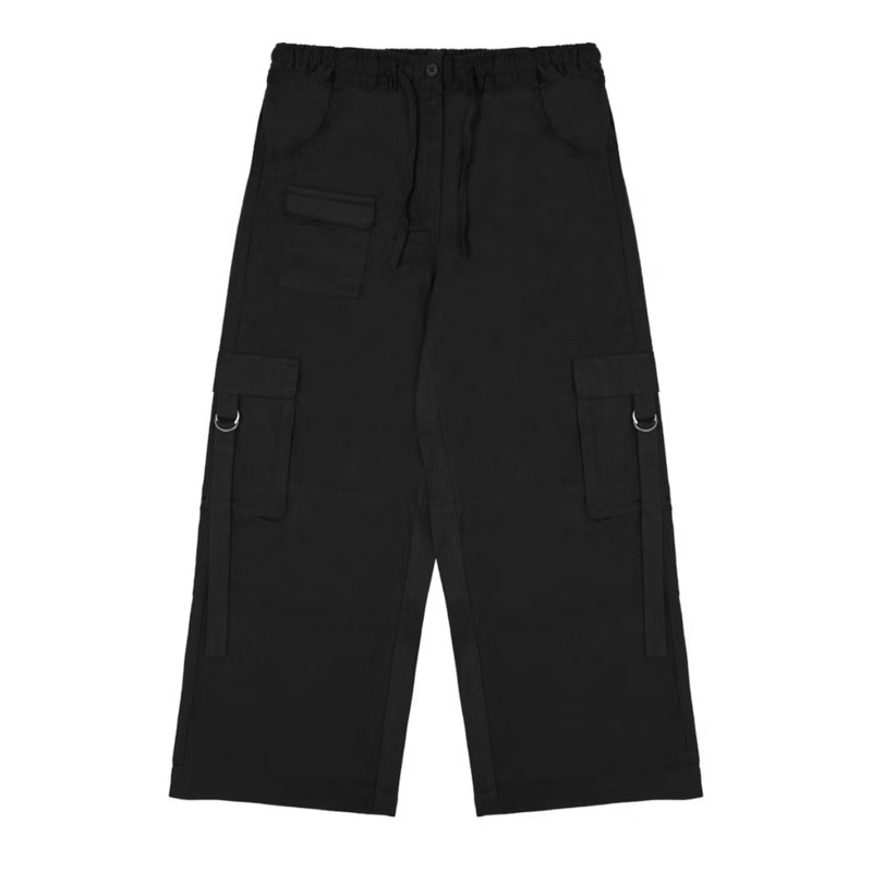 3Second Celana Cargo Panjang wanita Loose Fit