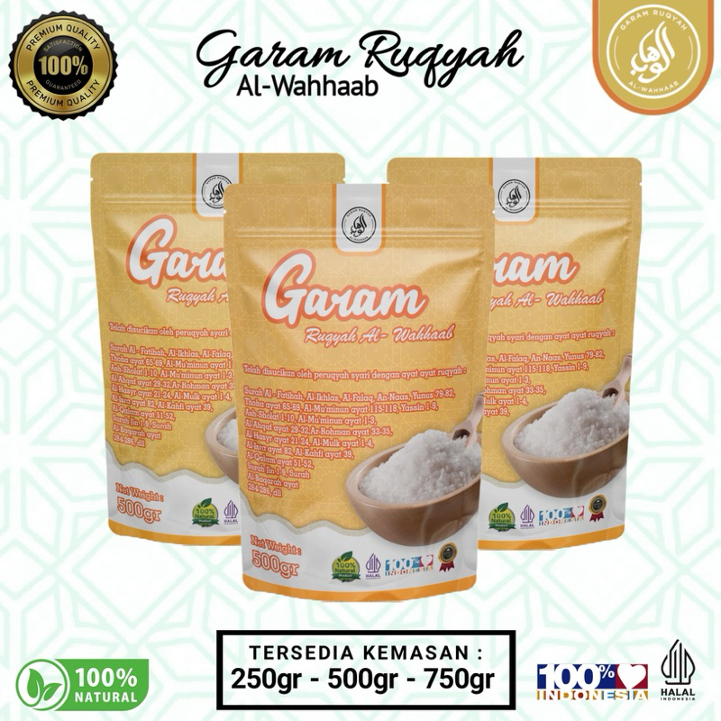 

Al Wahhaab - Garam Ruqyah Al Wahhaab Kemasan 250gr Rekomendasi Syekh Ali Jaber 100% Origilan Ampuh Dan Terpercaya