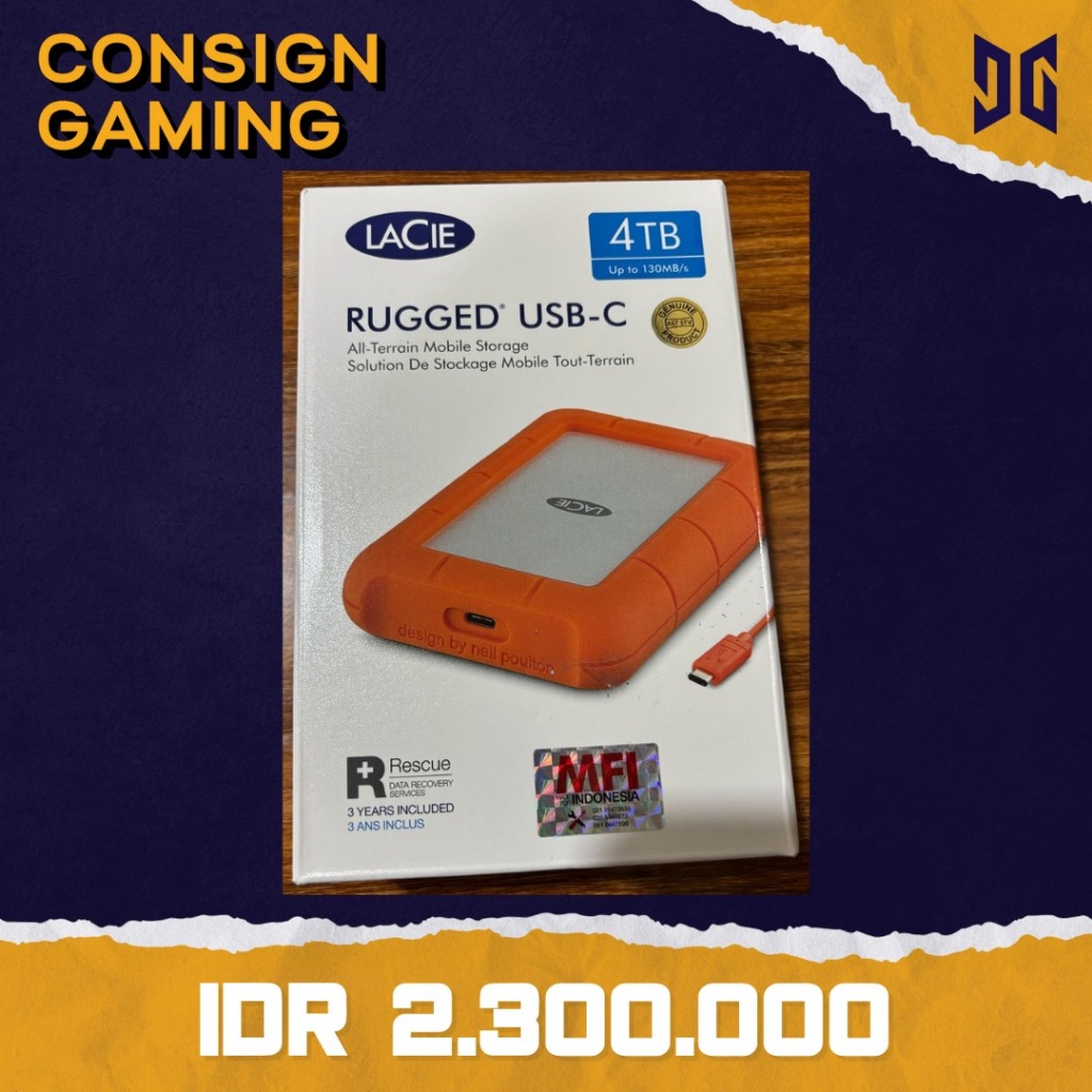 HDD LACIE 4TB USB-C ( CODE : CE200.8 )