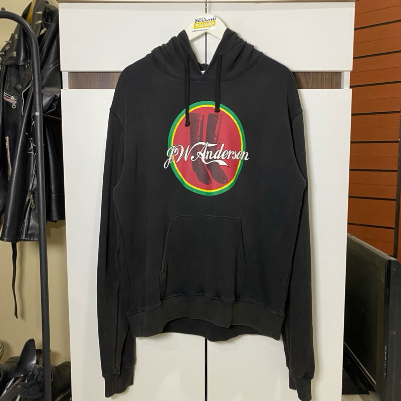 AUTHENTIC HOODIE JW ANDERSON EBONY COCA COLA SIZE MEDIUM FIT XTRA LARGE
