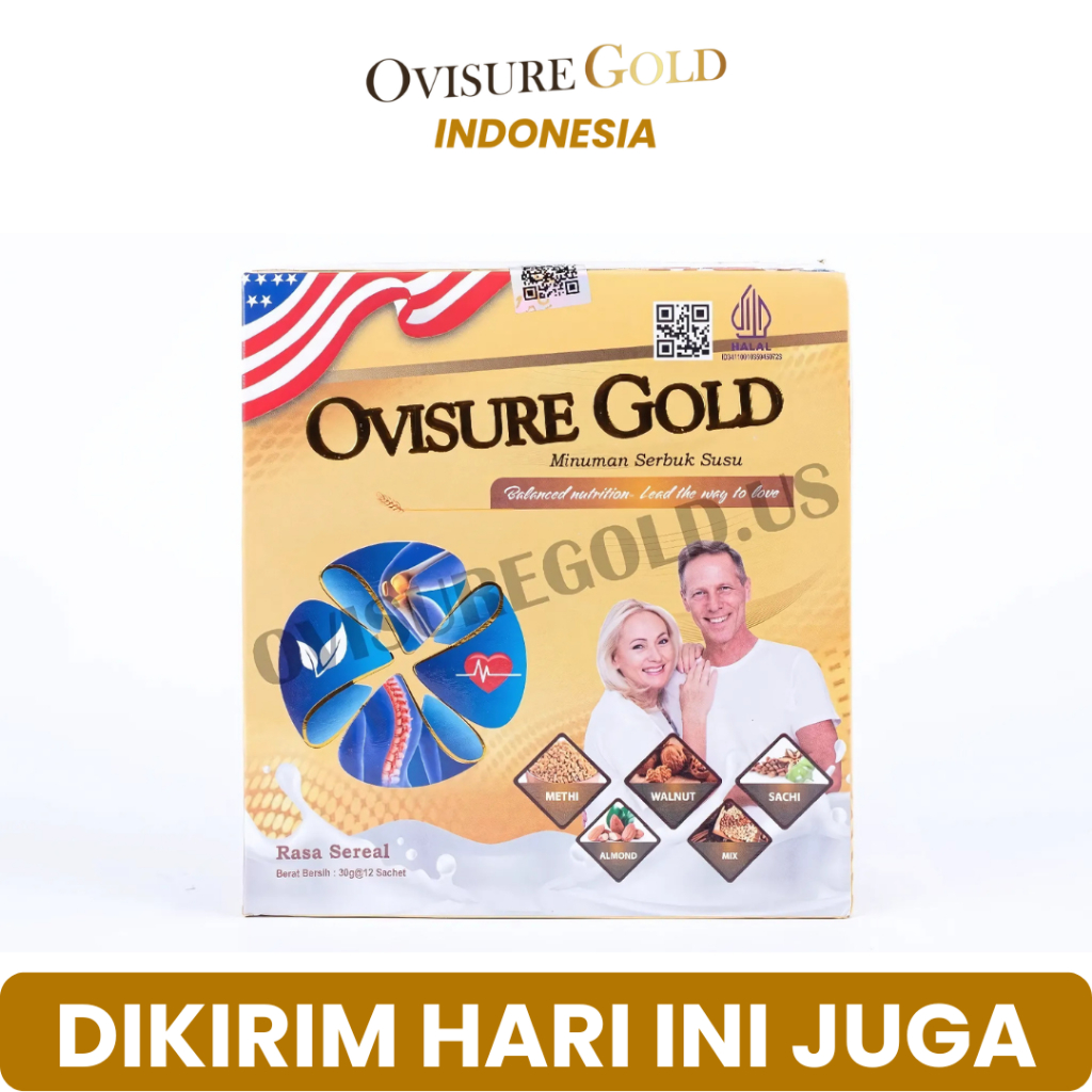 

OVISURE GOLD SUSU BPOM ORIGINAL 100% - SUSU OVISURE GOLD MEMBANTU MEMULIHKAN KERUSAKAN TULANG