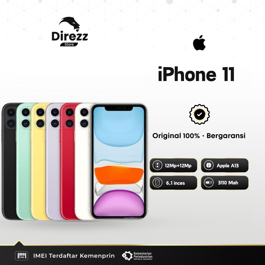 IPHONE 11 64GB 128GB 256GB SECOND