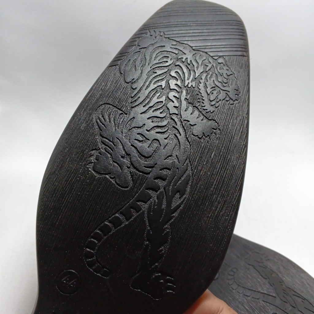 Sol Sepatu Outsole Pantofel Lancip Tiger Size 38 s/d 44 - Shoes Pria TPR Hitam