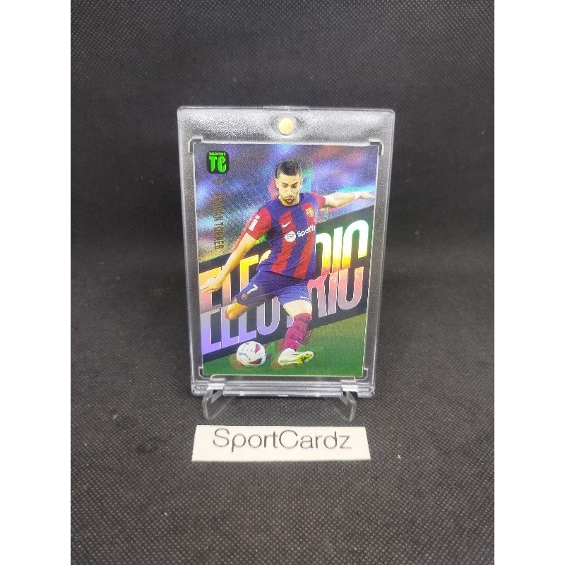 Kartu Bola 2024 Panini TC Soccer Electric Ferran Torres Barcelona FC #142 (dpt top loader)