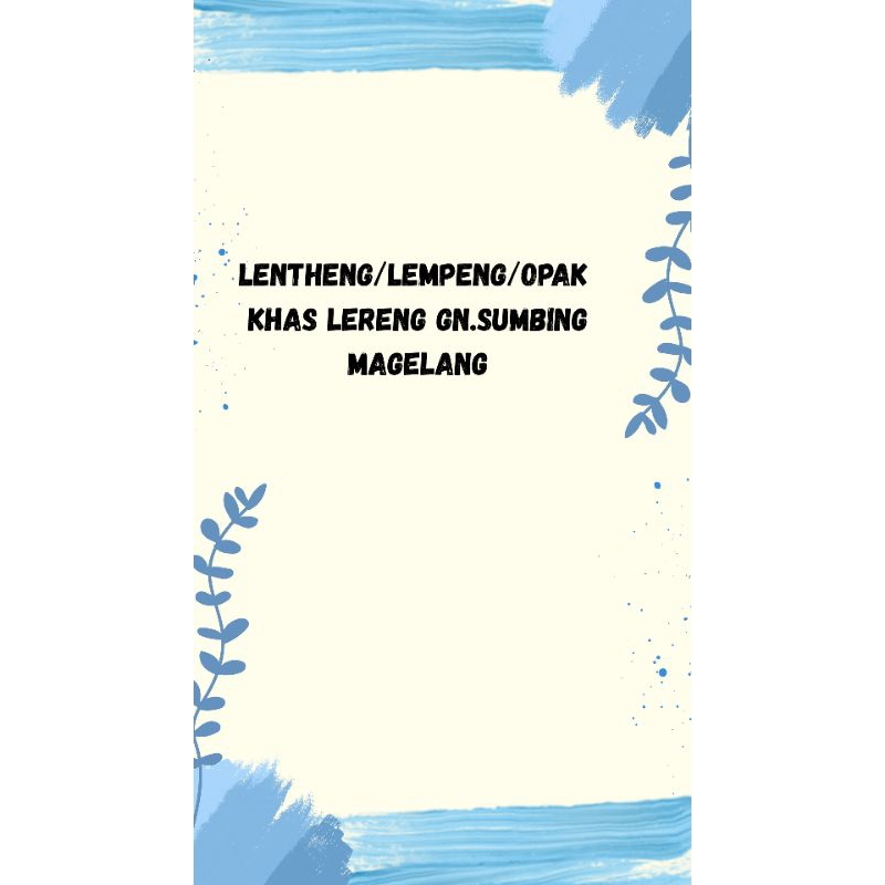 

Lentheng/lempeng/opak