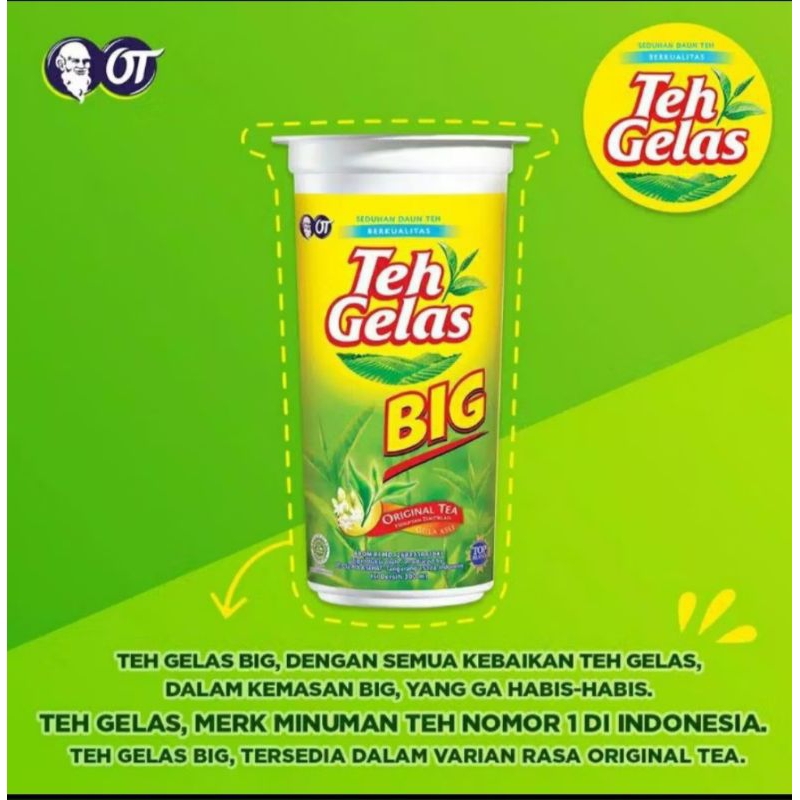 

Teh Gelas BIG 250 ML Isi 24 Cup