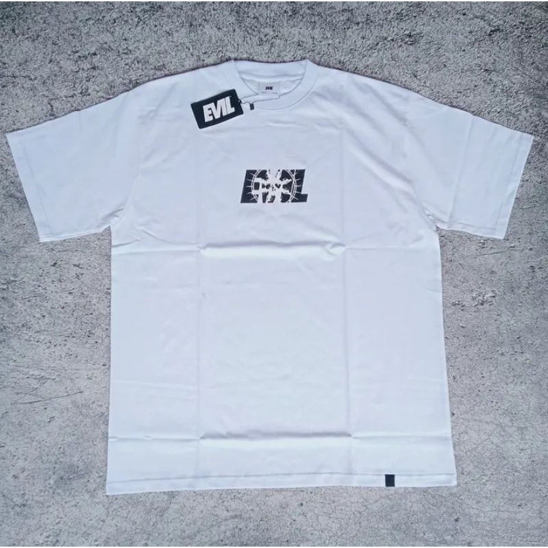 Tshirt Burgerkill X Evil - White