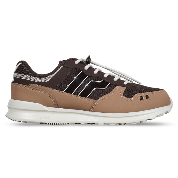 SEPATU CASUAL PIERO JOGGER TERRA - DARK BROWN/SILVER/COCONUT