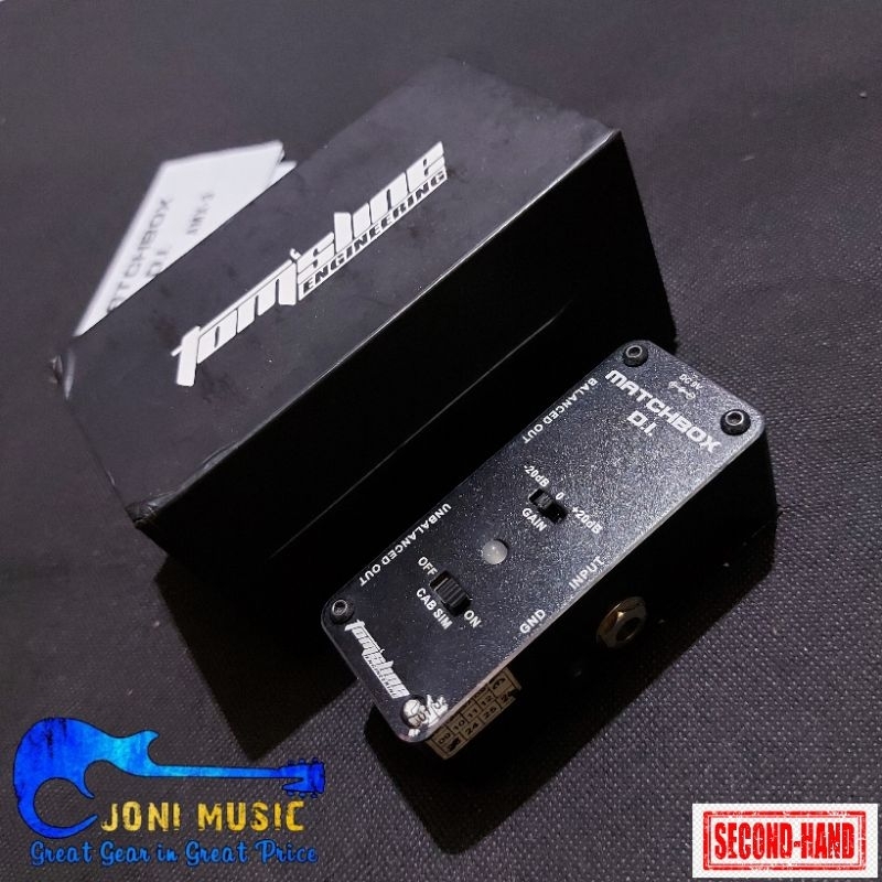 Efek Gitar Tomsline Matchbox DI Direct Box With Cabinet Simulator