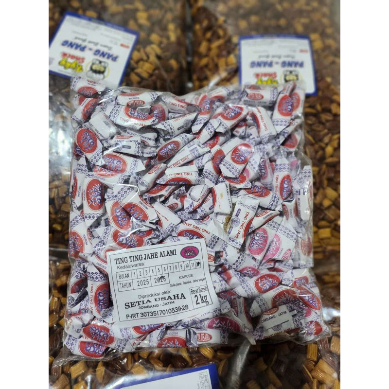 

PERMEN JAHE 500 gram Tingting Jahe Permen Jamu Sensasi Hangat Manis