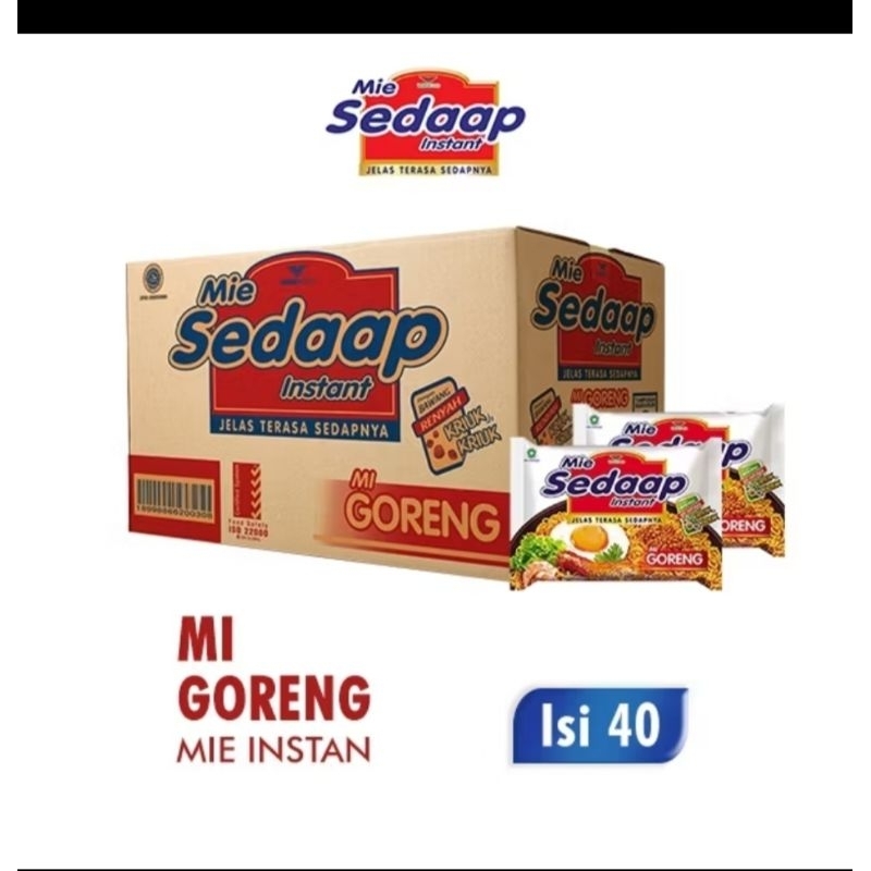 Mie goreng sedap 1 dus isi 40
