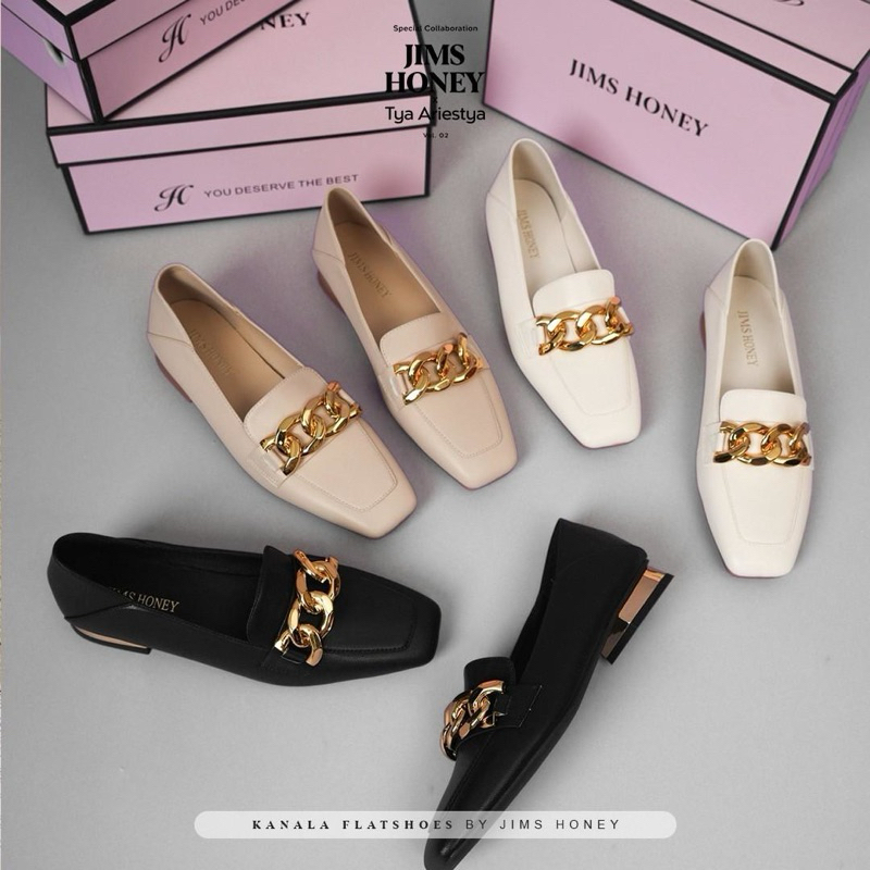 Jimshoney Kanala Flatshoes Sepatu Flat Sepatu Kerja Sepatu Santai Jimshoney Banjarbaru