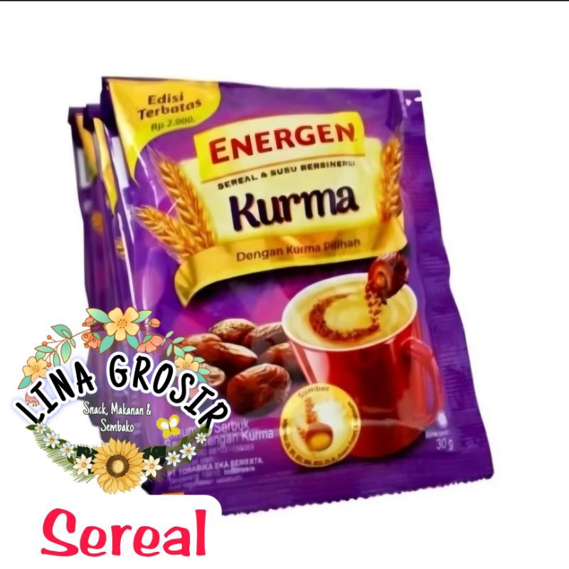 

ENERGEN KURMA Renceng Isi 10 Pcs / 30 gr