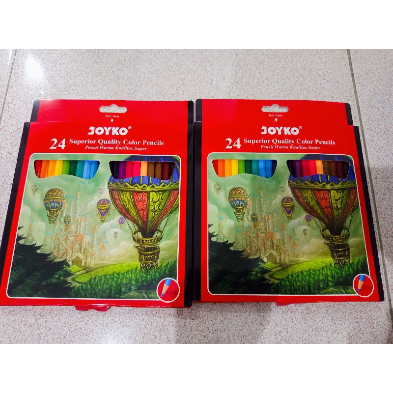 

Pensil Warna Joyko panjang isi 24.