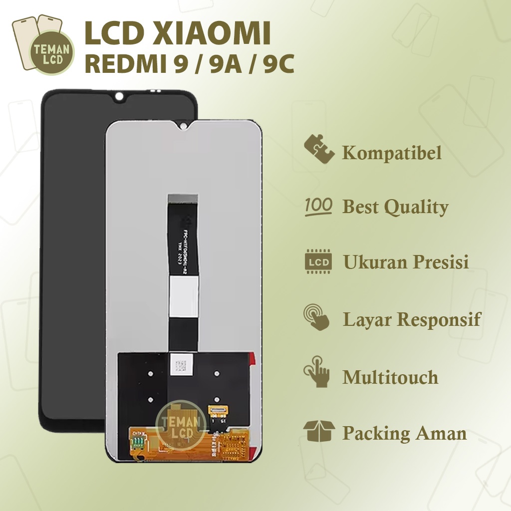 LCD Xiaomi Redmi 9A / Redmi 9C - Original 100% Fullset Touchscreen