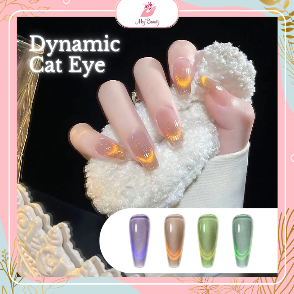 MSY Rising Lady Risyal 7.3ml Kutek Gel Double Light Cat Eye Nail Polish UV Gel For Nail Art /Kutek U