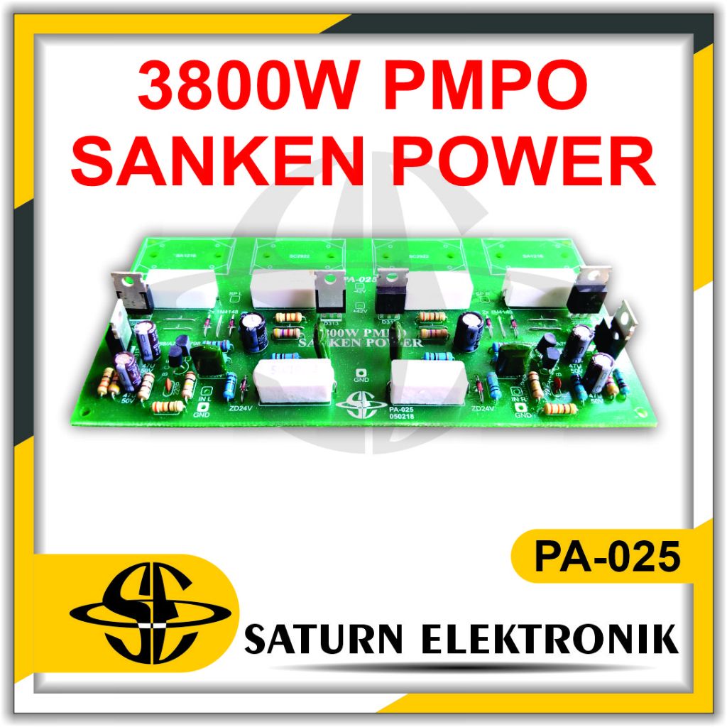 Kit Sanken Power Stereo 400 Watt PA-025