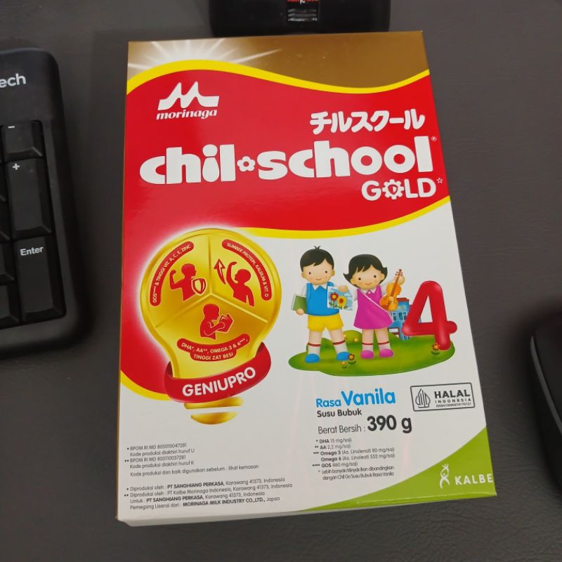 

Morinaga Chil School Gold 4+ Vanila 390g