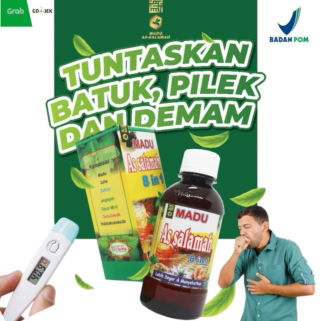 Madu As Salamah 8 In 1 / Madu Assalamah Untuk Lambung / As Salamah SP Pencernaan