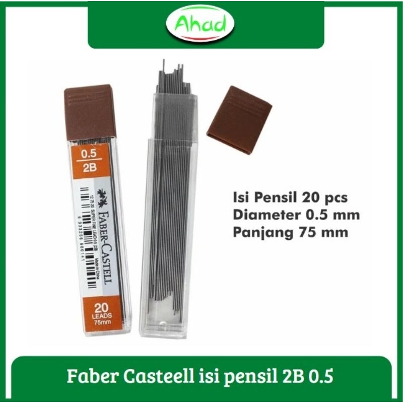 

Isi Pensil Mekanik 0.5mm Faber-Castell 2B