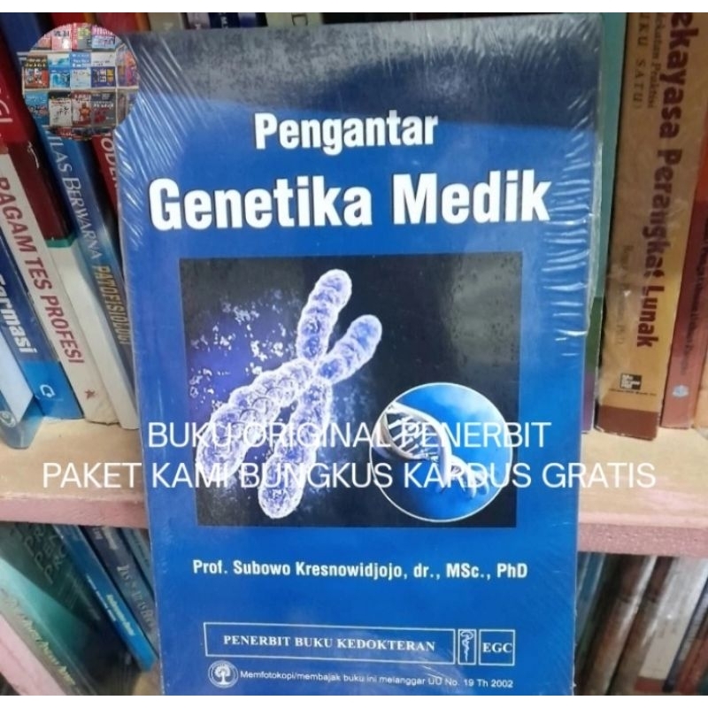 Buku Original HVS Pengantar Genetika Medik - Subowo Kresnowidjojo