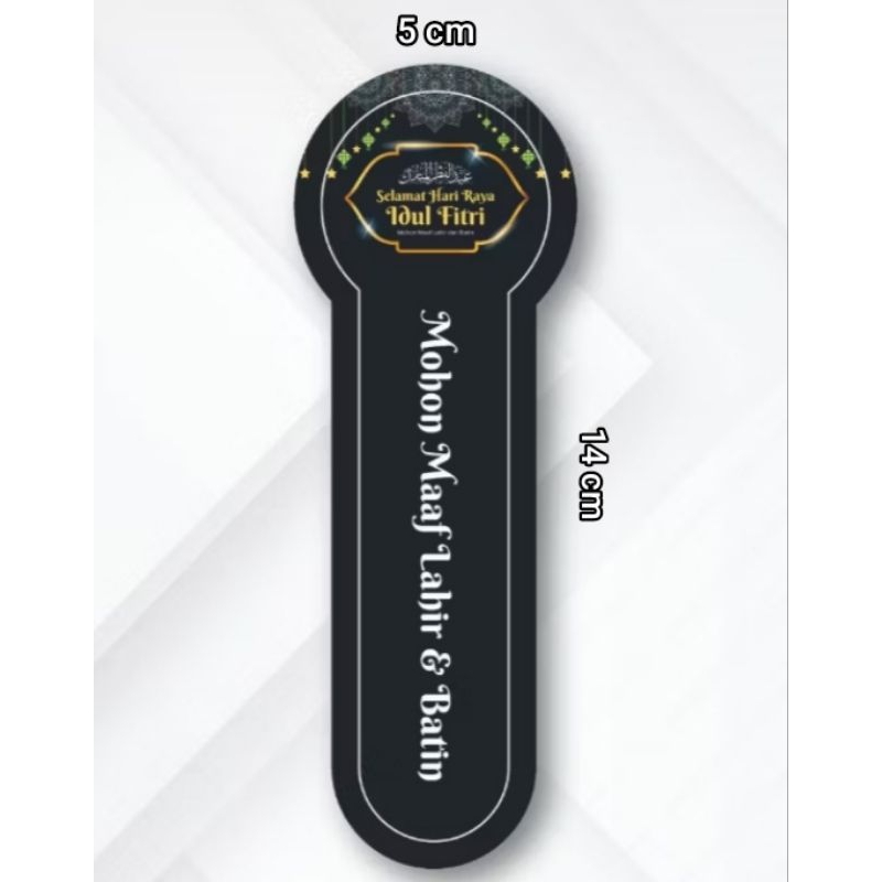 

Sticker Segel Panjang Stiker Toples Idul Fitri isi 30pcs