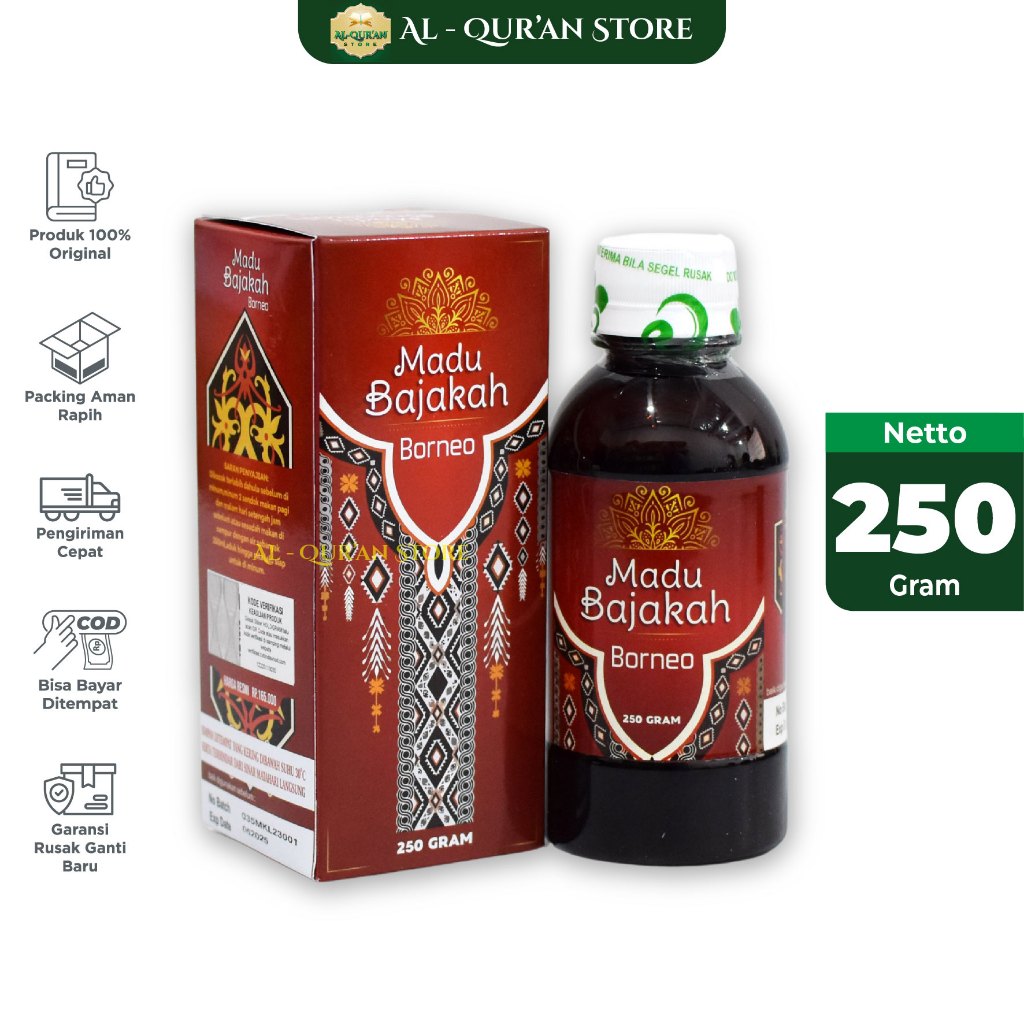 Madu Bajakah Borneo Isi 250gr Official Madu Bajakah Borneo Original Atasi Benjolan Qista Miom Tumor 