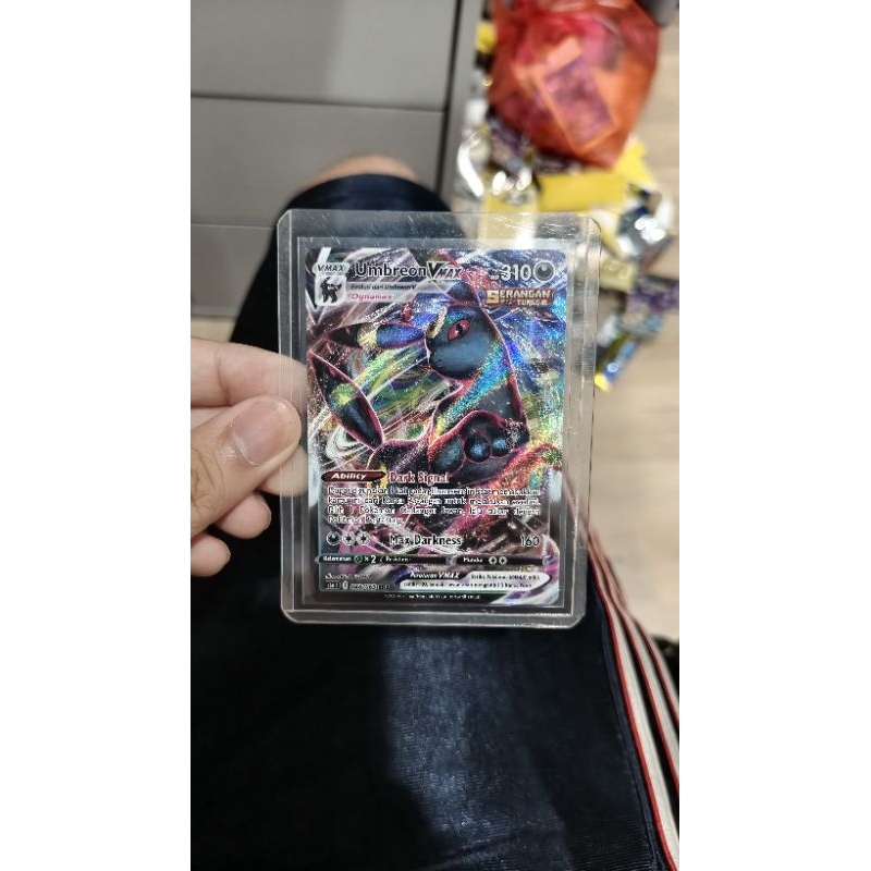 Umbreon VMAX RRR Serangan Tunggal Pokemon TCG