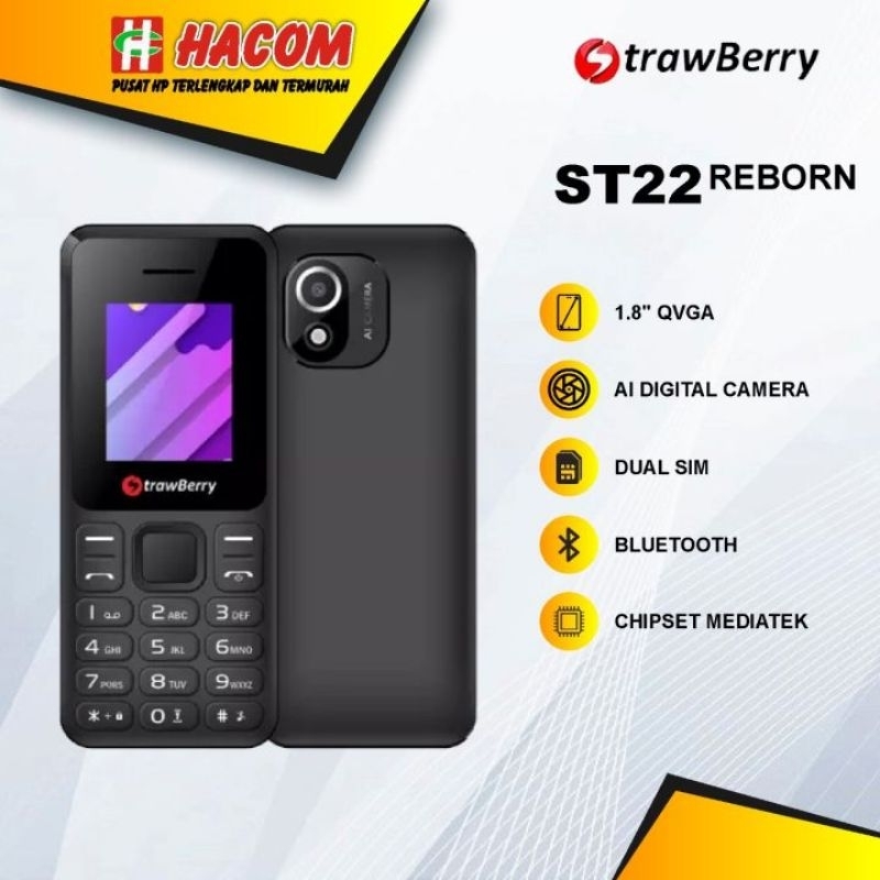 handphone strawberry st22 reborn