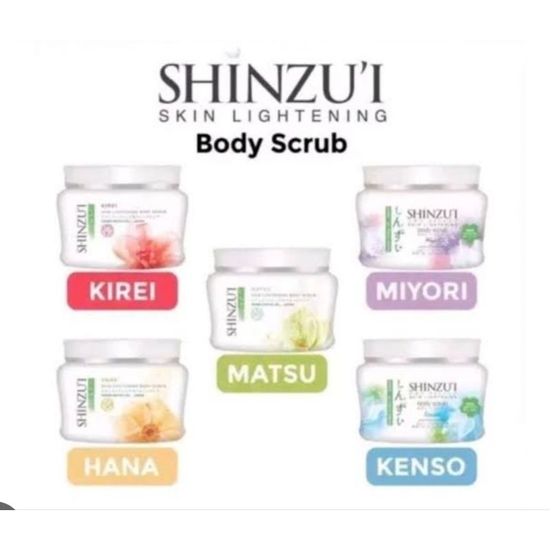 Shinzui Body Scrub / Lulur Badan Pot 200 gram