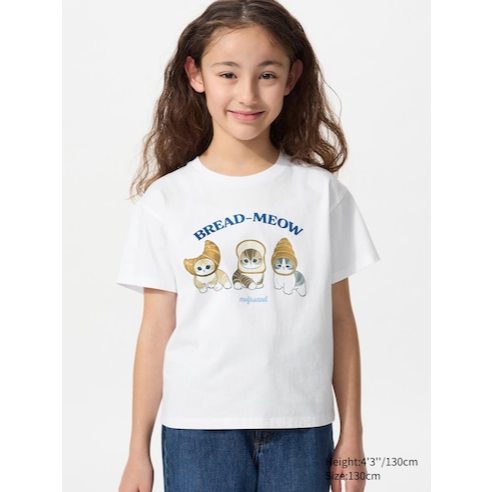 UNIQLO GIRLS UT T-shirt Mofusand Kaos Anak Perempuan JASTIP BATBOY