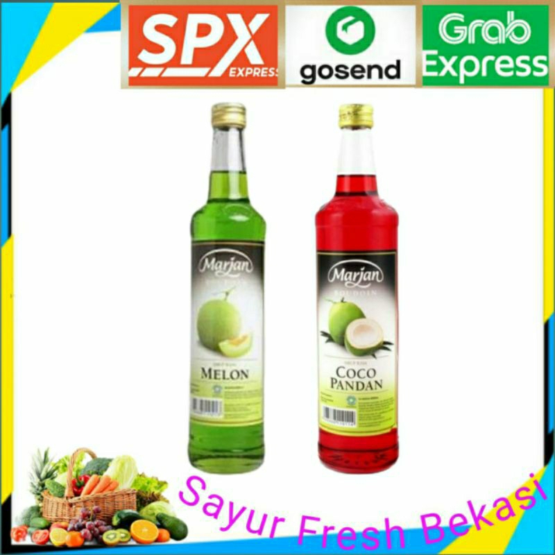 

Sirup/Syrup Marjan Cocopandan/Melon 460ml (1 Botol).