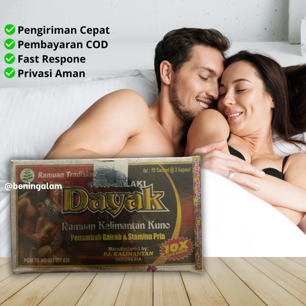 

Kapsul Dayak Original 10 Sachet Stamina Pria